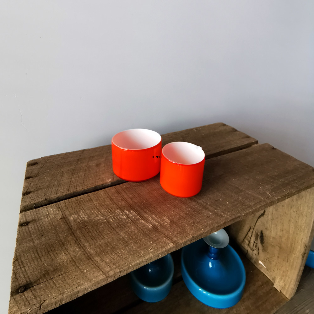 Holmegaard Orange Palette Sahnekännchen Design Michael Bang