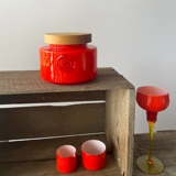 Holmegaard Orange Palette Kerzenhalter Design Michael Bang