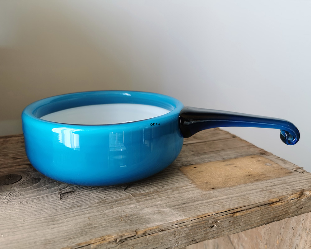 Holmegaard Blau Palette Schale Design Michael Bang