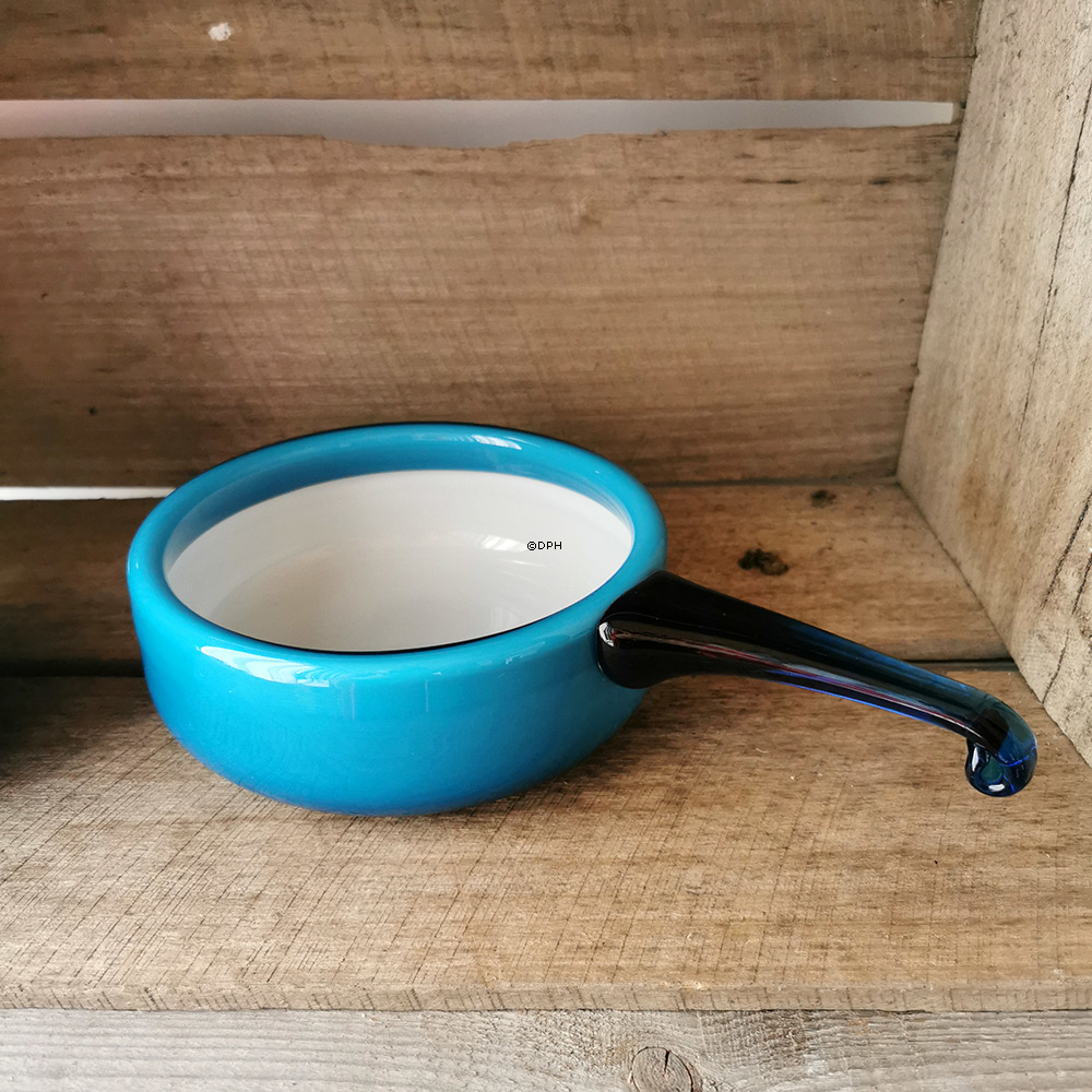 Holmegaard Blau Palette Schale Design Michael Bang