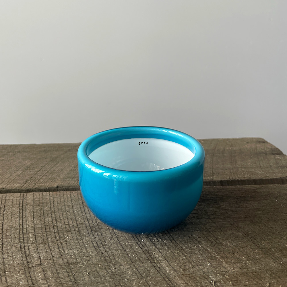 Holmegaard Blau Palette Schale Design Michael Bang