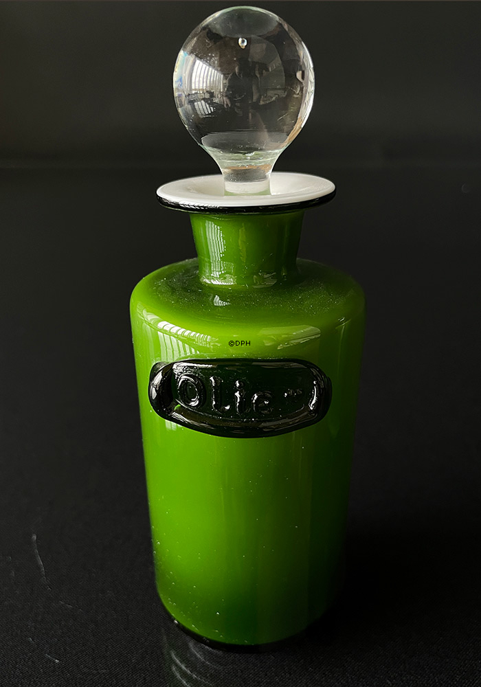 Holmegaard Grün Palette Öl/Essig-Set Design Michael Bang