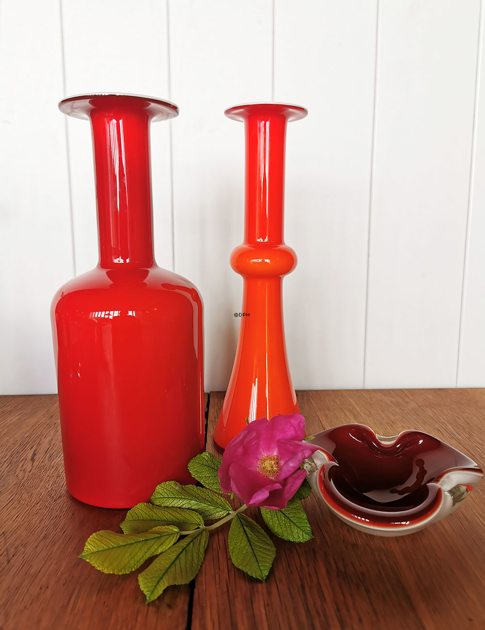 Holmegaard Rot Palette Vase Design Michael Bang