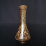 Løvemose Keramik Vase mit Muster