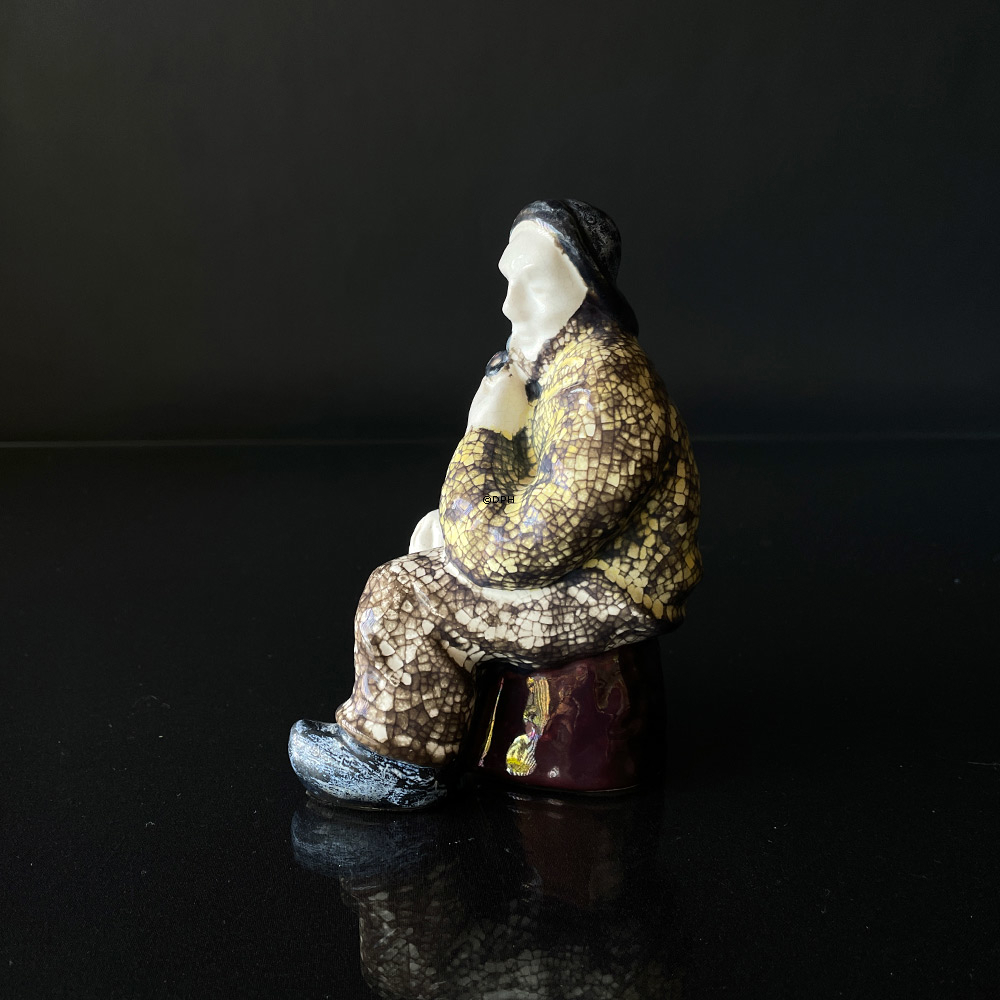 Figur von Fischer, Keramik, Michael Andersen & Sohn Nr. 4852-2