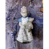 Mädchen mit Teddybär, gekennzeichnet als DDR Nr. 10572