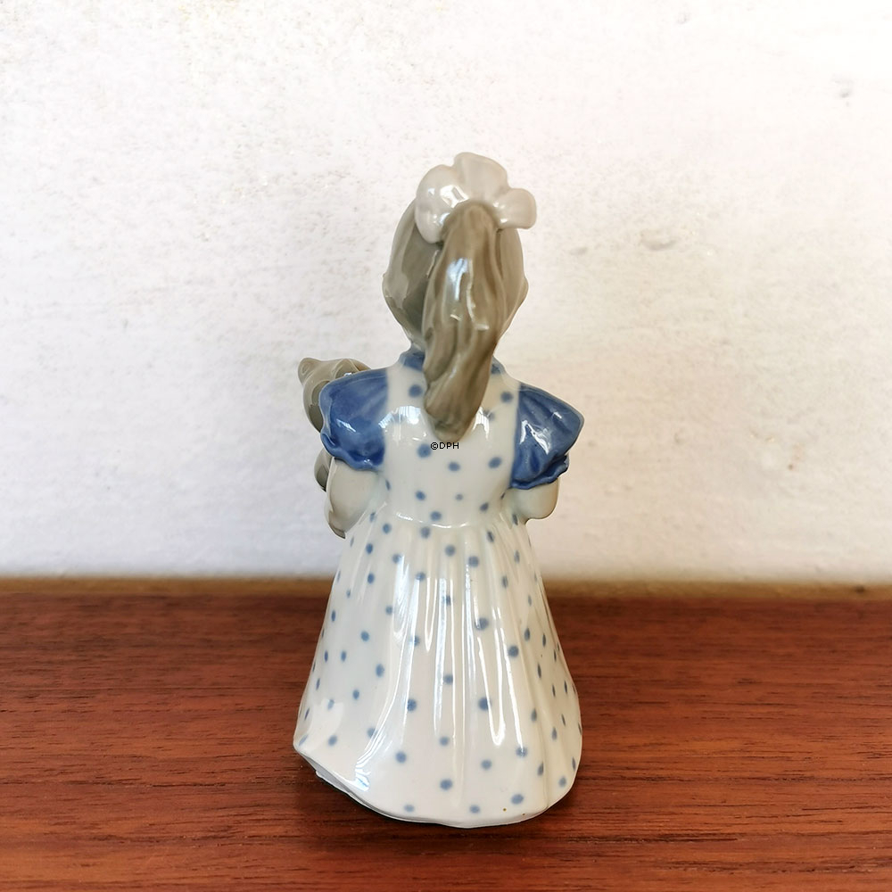 Mädchen mit Teddybär, gekennzeichnet als DDR Nr. 10572