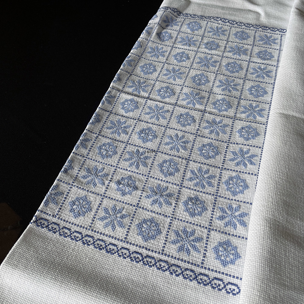 Handbestickte Tischdecke Vintage 220 x100cm Schöne alte Tischdecke (Ohne Flecken)