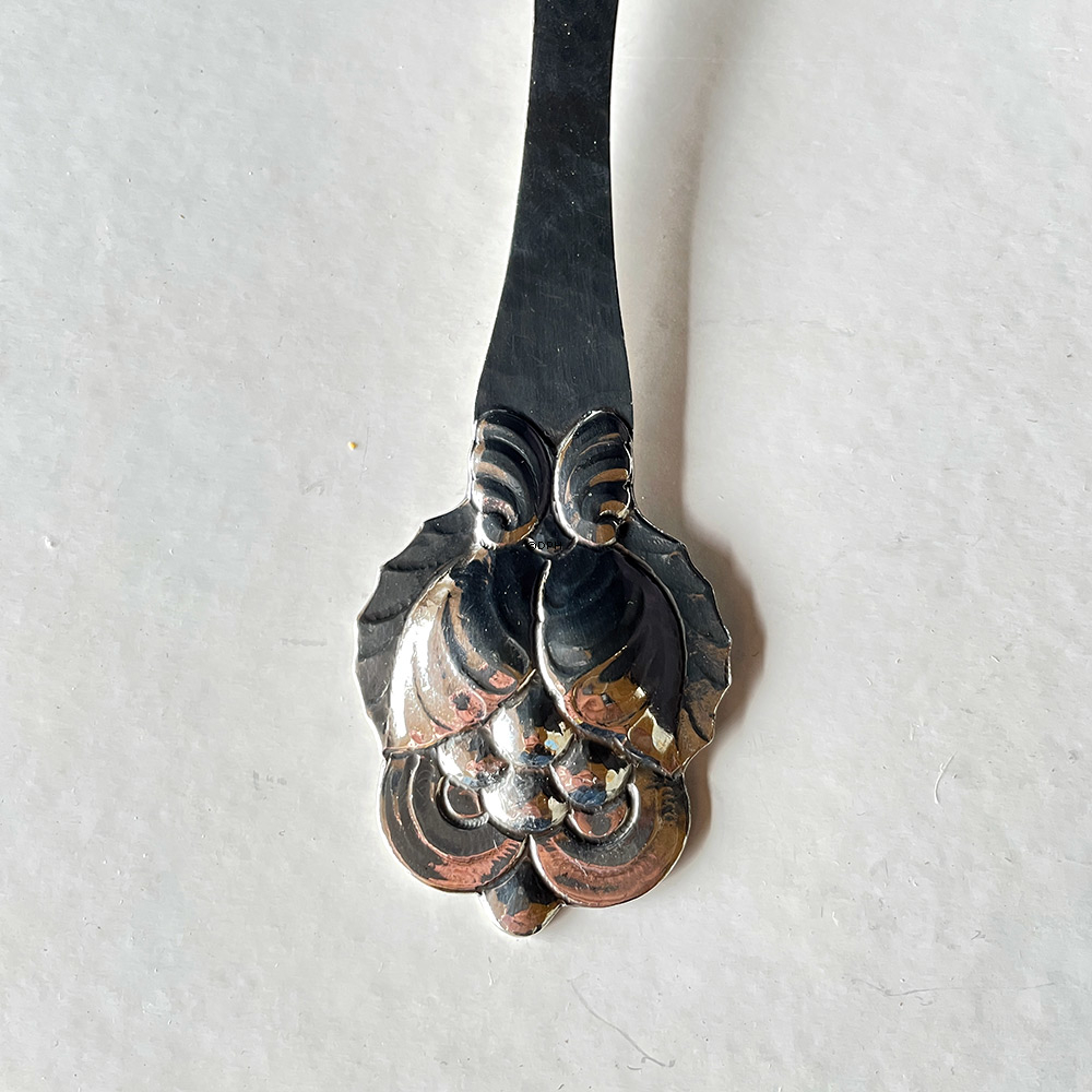 Servierlöffel aus Drei-Turm Silber 925 (mit Inschrift und Monogramm 28-08-31)