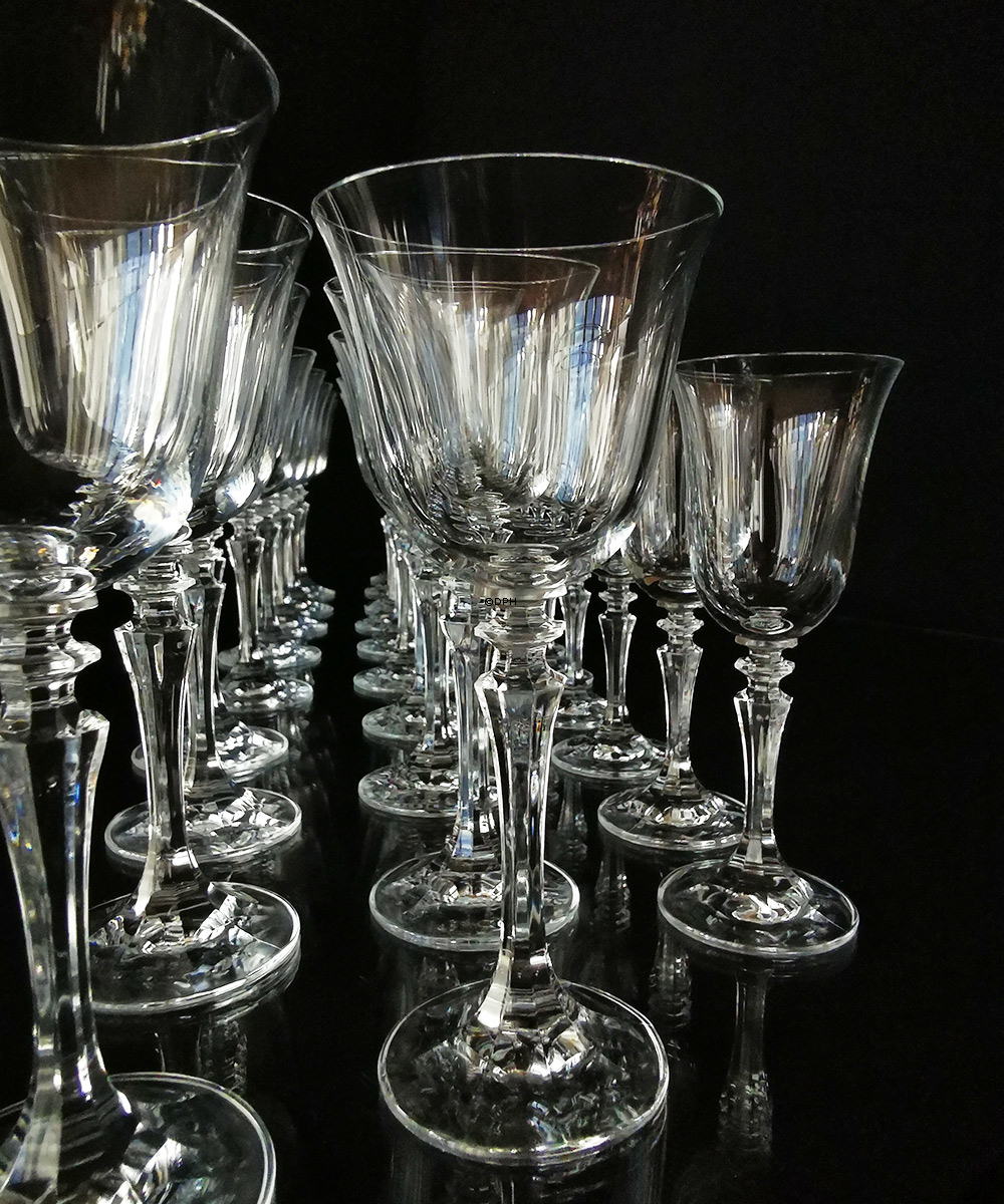 Vintage Trinkglas SET - SCHOTT-ZWIESEL Kristall, Prestige Muster, TYCAALAK.