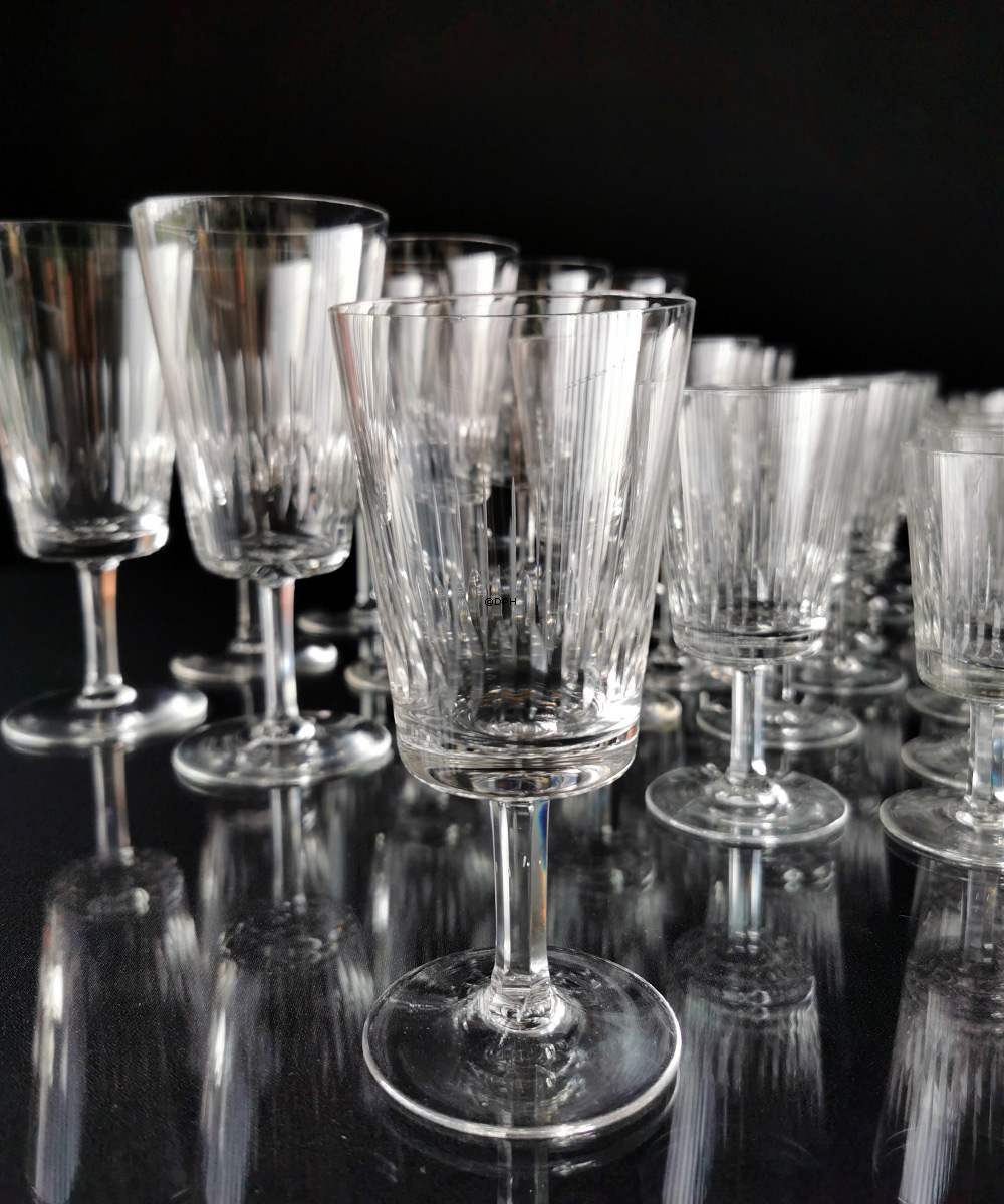 Weingläser aus Vintage-Kristall Trinkgläser SET insgesamt 58 Stück