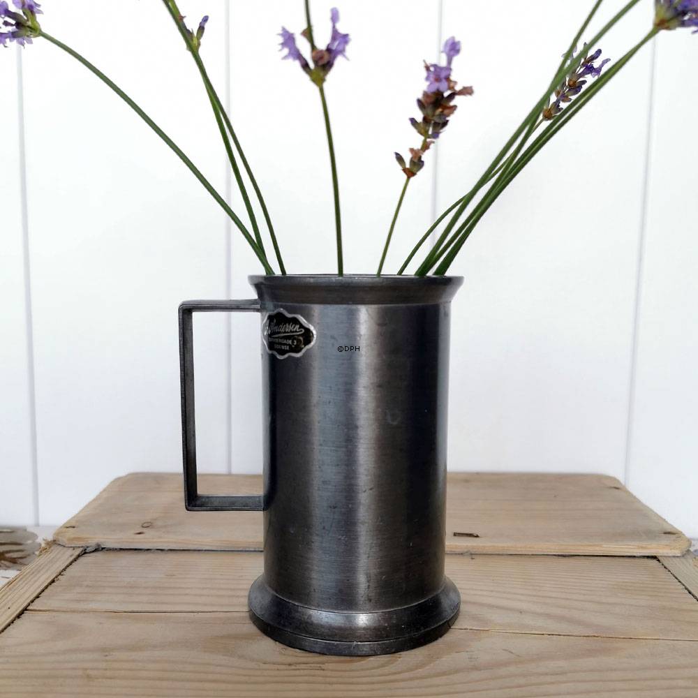 Zinnbecher mit Henkel