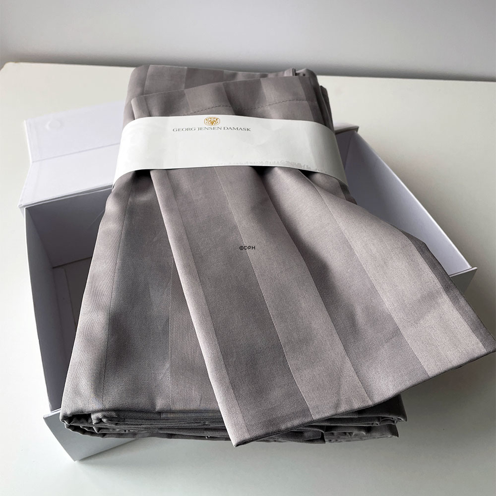 Georg Jensen Damask Bettwäsche, Vertical, Grau, 140x200, 2 Sets
