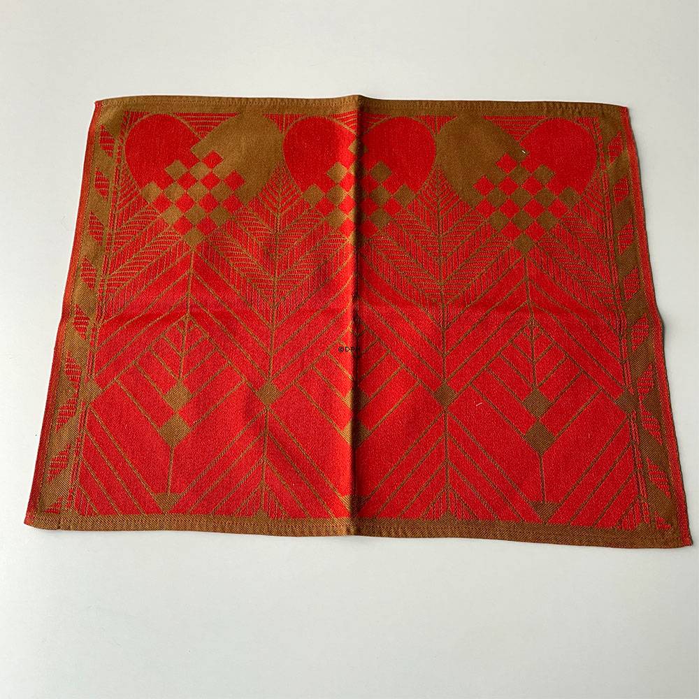 Georg Jensen Damask Weihnachtliches Tischset, Alt, kleine Weihnachtsherzen, 50 x 38