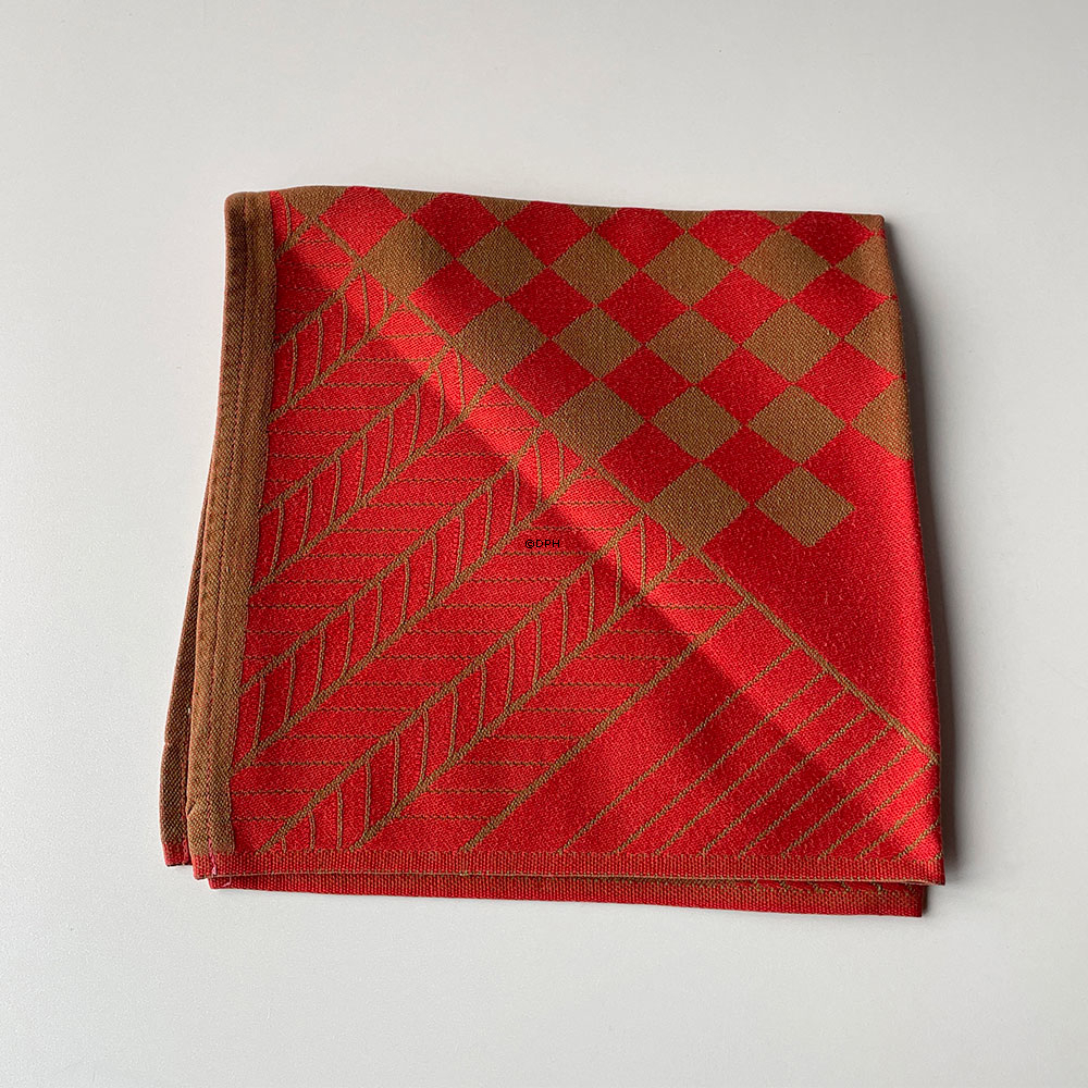 Georg Jensen Damask Weihnachtliches Serviette, Alt, Grosse Weihnachtsherz, 48 x 48