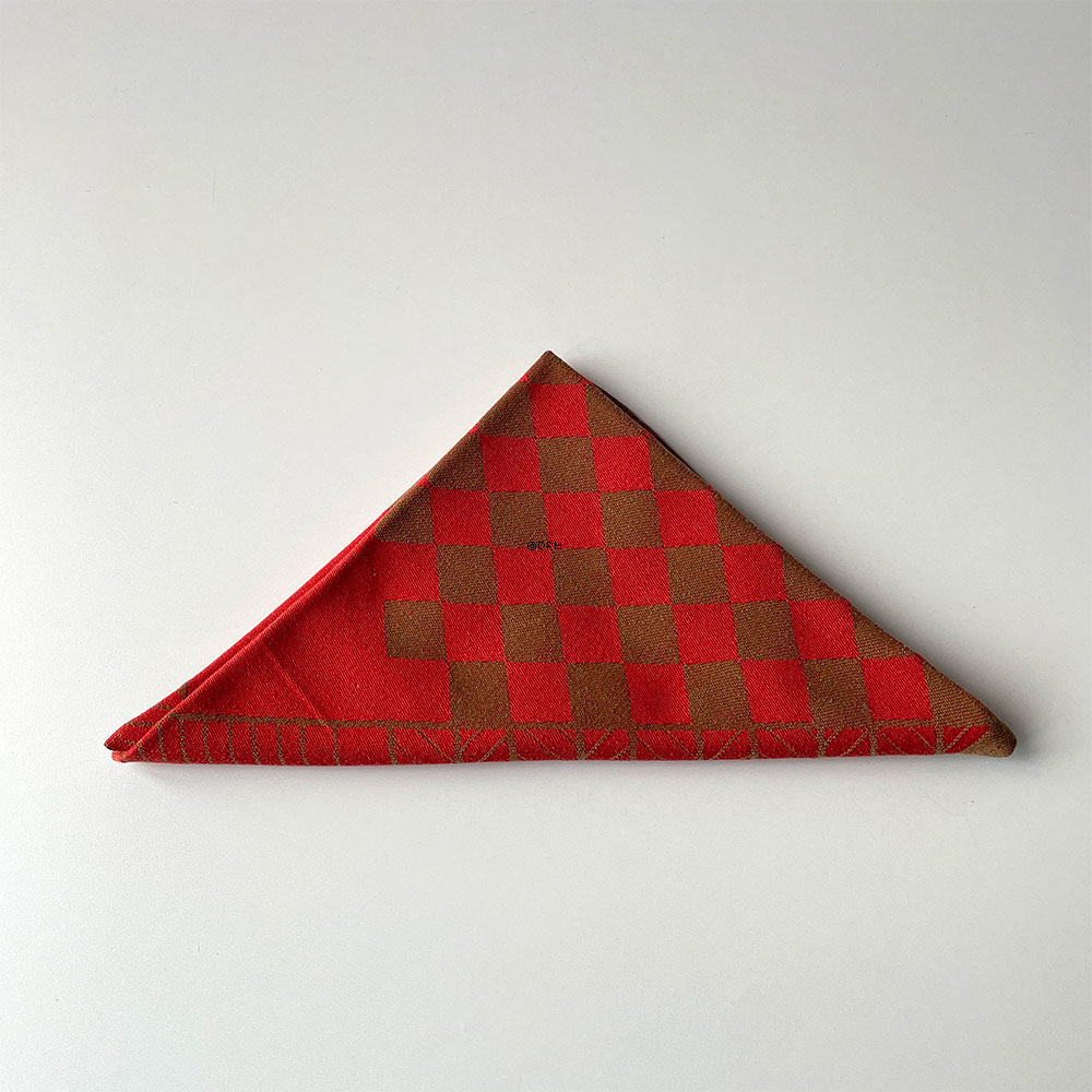 Georg Jensen Damask Weihnachtliches Serviette, Alt, Grosse Weihnachtsherz, 48 x 48