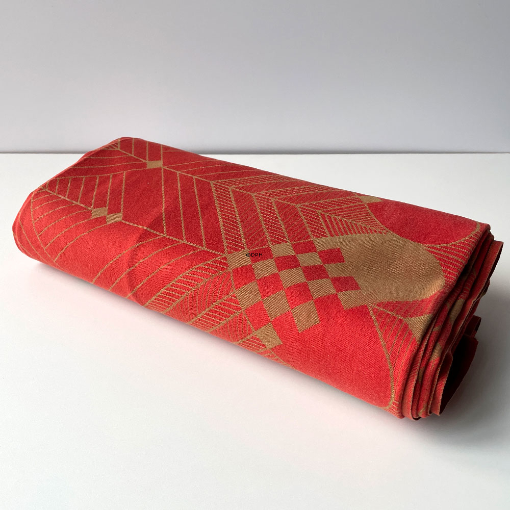Georg Jensen Damask Weihnachtstischdecke, Alt, Archive Red, 165 x 300 cm