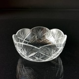 Glas Schale mit Gravuren, Mittel