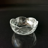 Glas Schale mit Gravuren, Klein