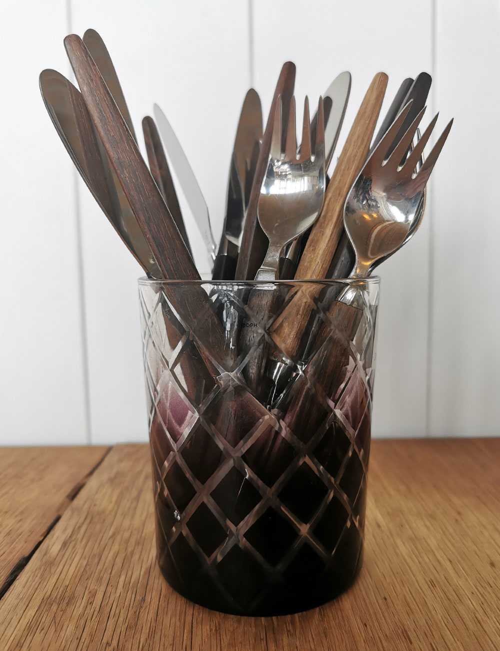 Raadvad Palisander Eton Besteck, insgesamt 69 Teile