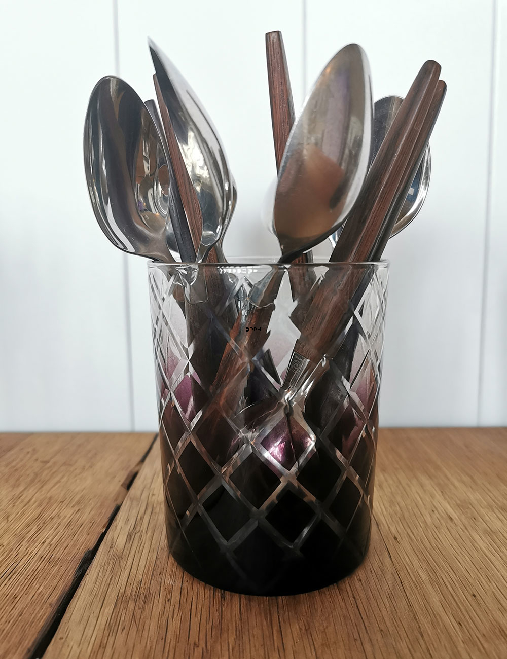 Raadvad Palisander Eton Besteck, insgesamt 69 Teile