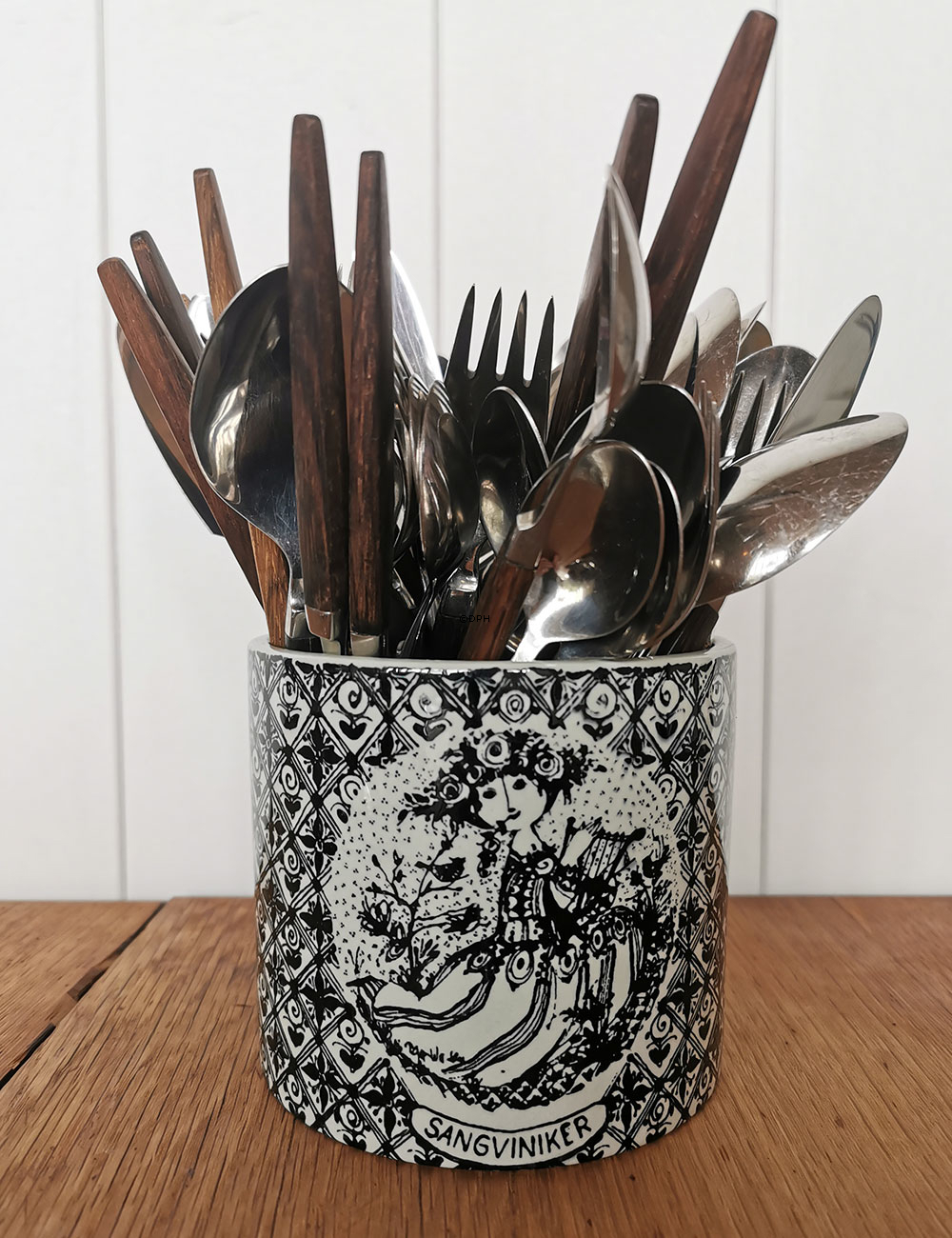 Raadvad Palisander Eton Besteck, insgesamt 69 Teile