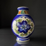 Aluminia Vase mit Blumendekor Nr. 1268-1084