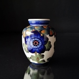 Aluminia Vase mit Blumendekor Nr. 546-345
