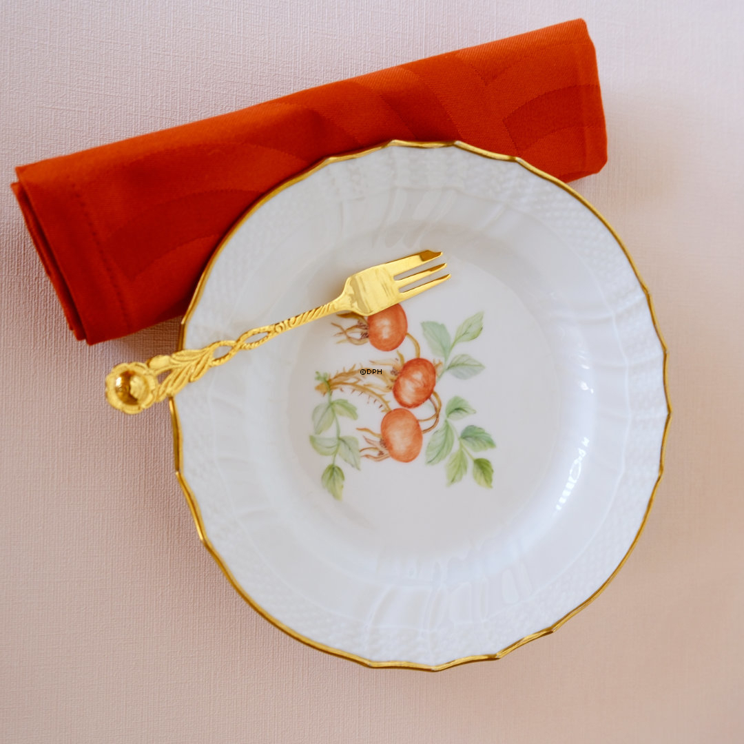 Royal Copenhagen Tellerset, 9 Teller mit verschiedenen Motiven.