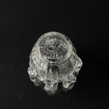 Kleine Glasschale mit breitem, durchbrochenem Rand oben