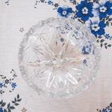 Kristallglas kleine Schale mit Gravuren