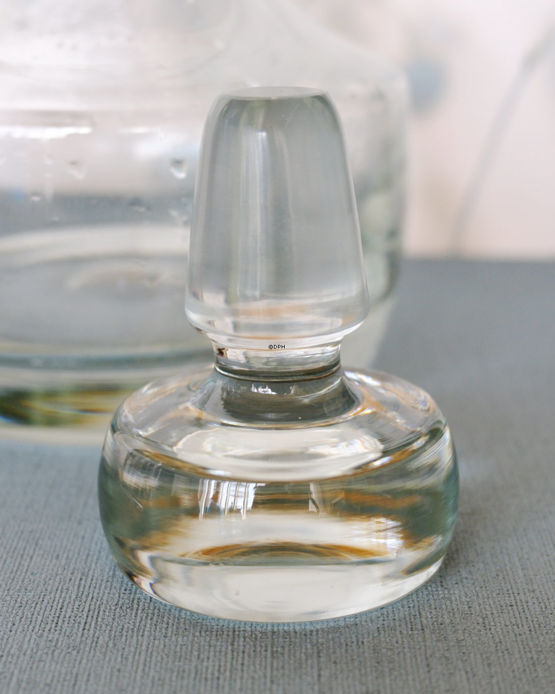 Karaffe mit Glasdeckel, Holmegaard