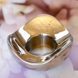Georg Jensen Bloom Botanica Teelichthalter, silberfarben