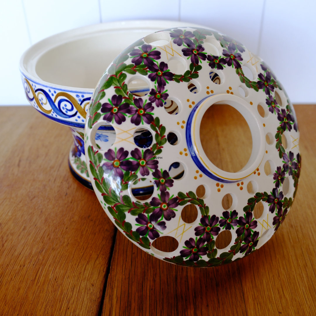 Aluminia Blumenverzierungsschüssel / Jardiniere Nr. 260