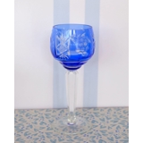 Böhmische Kristallportwein gläser mit Schliff, Set aus 2 verschiedenen