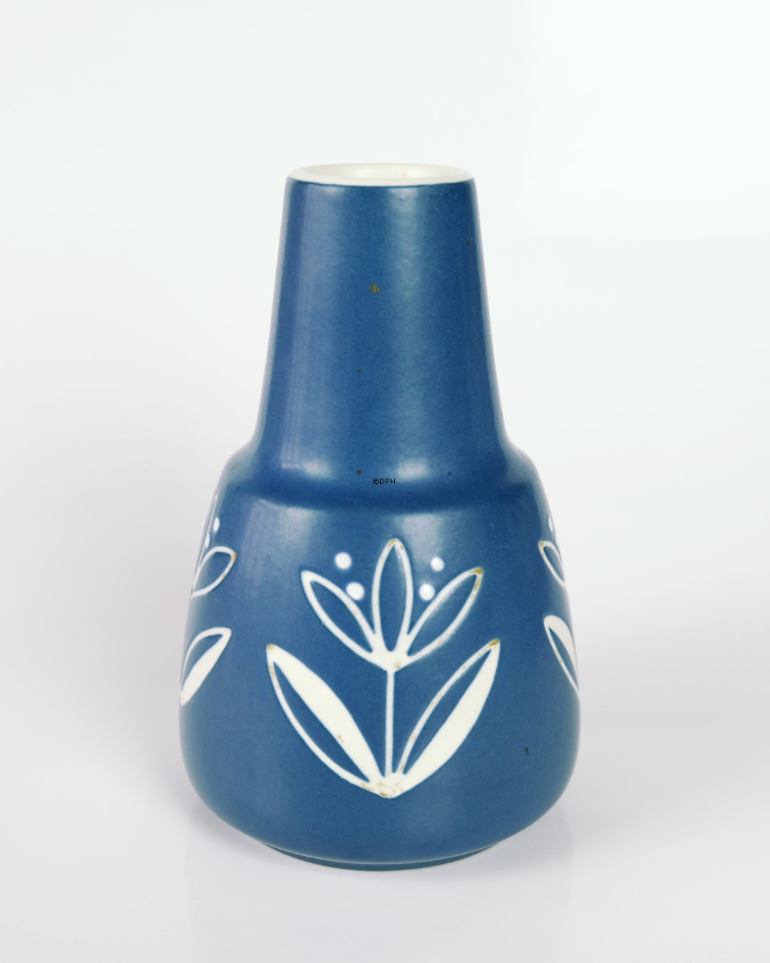 Søholm Vase Nr. 3305, Blau Glasur