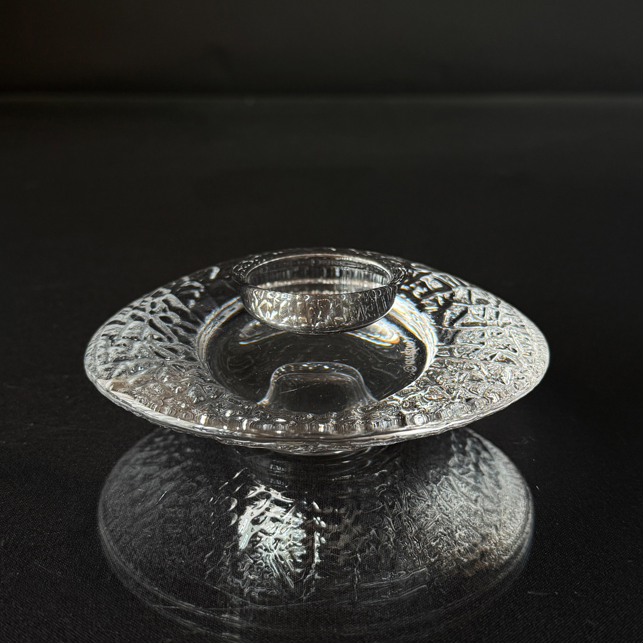 "Discus" Glas-Teelichthalter, 13 cm, Orrefors