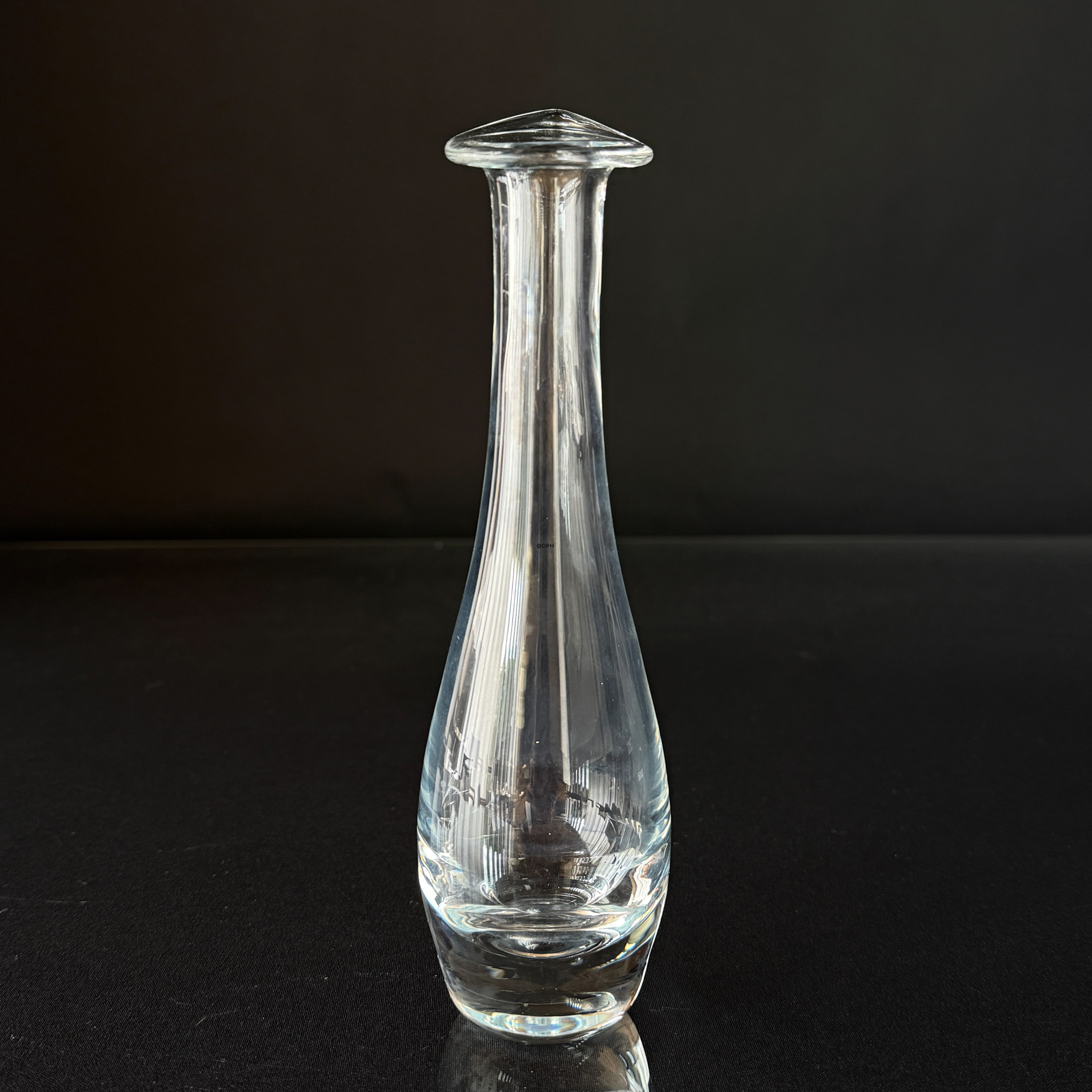 Elegante Glasvase, Solitärvase für eine einzelne Blume