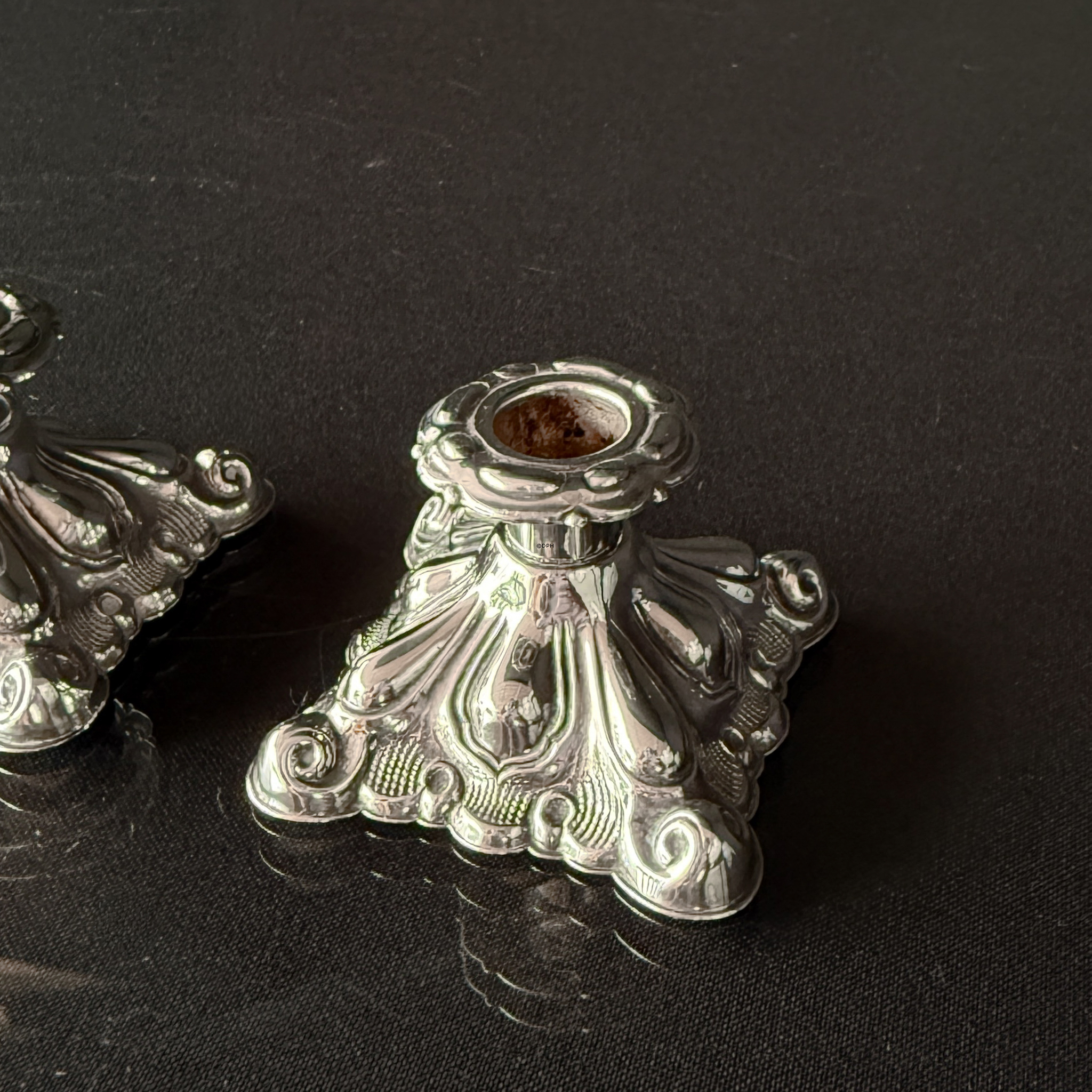 Silber Kerzenständer, 2 Stück