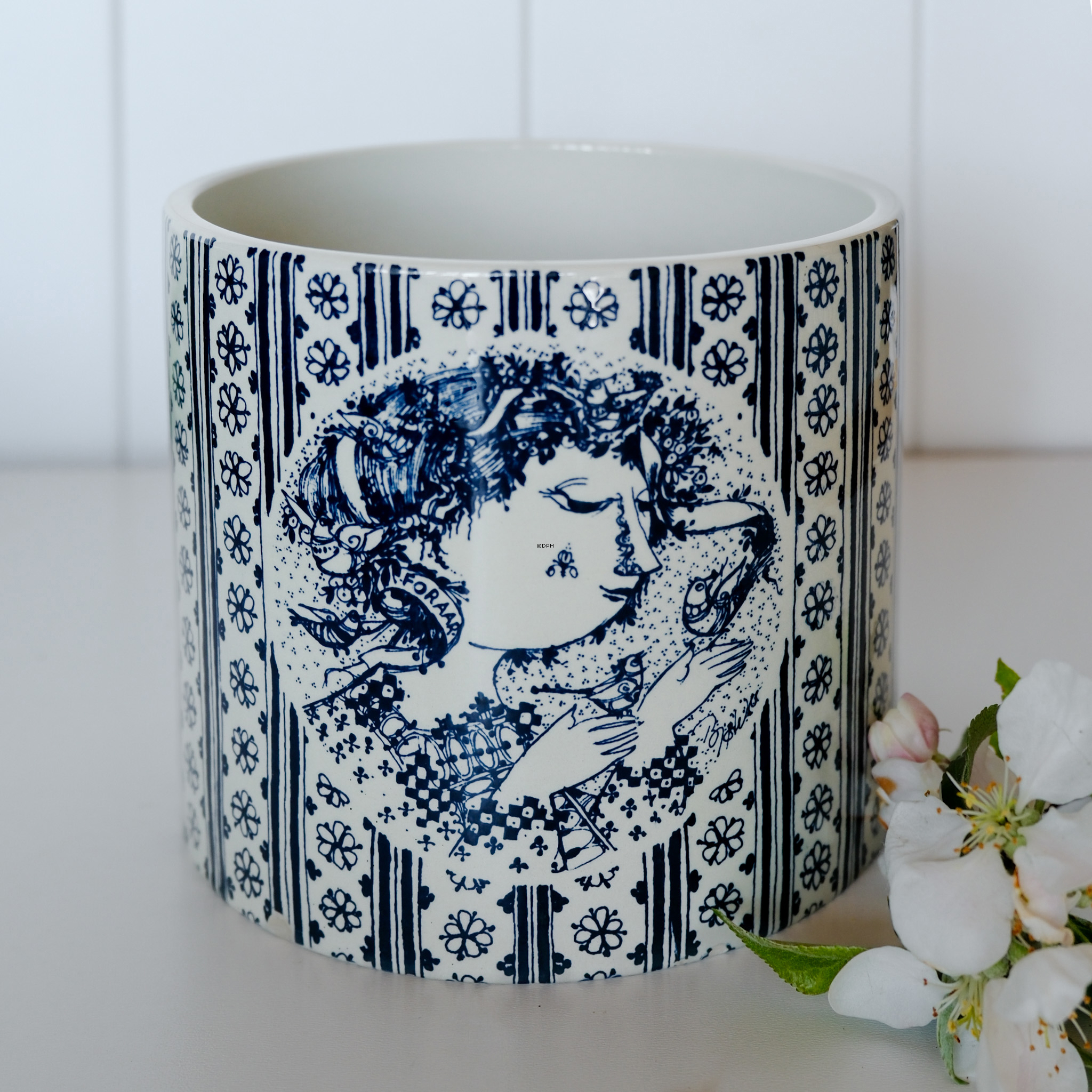 Wiinblad Blumentopf - Blau