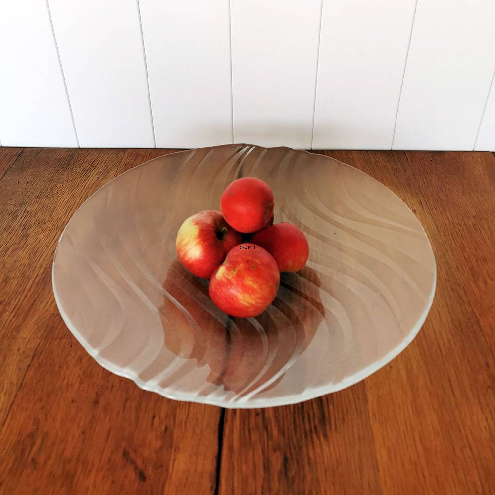 Holmegaard Skagerak Schale, Klarglas, 39 cm