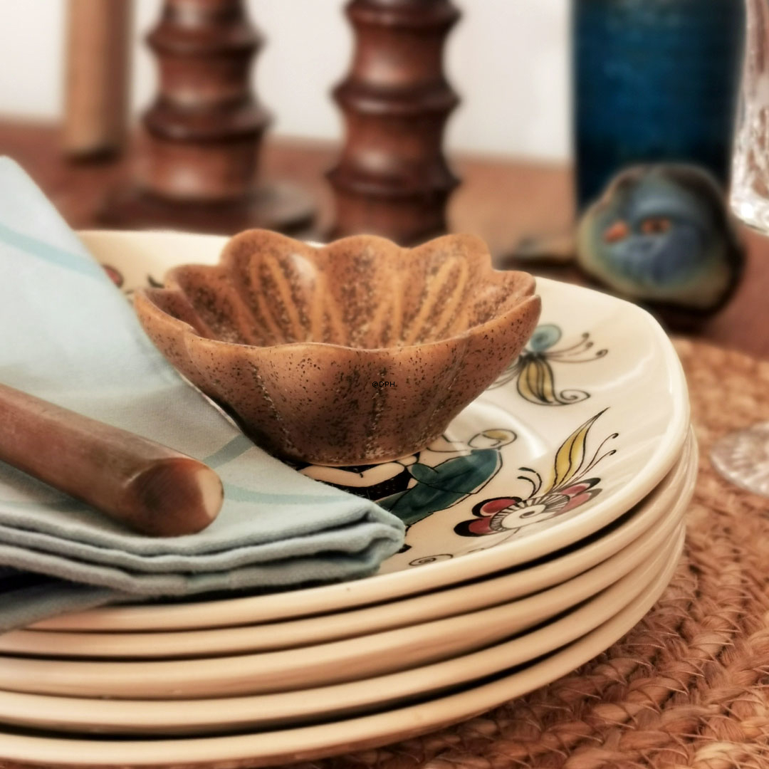 Stavangerflint, Teller mit Volkstänzern, 6 Stück