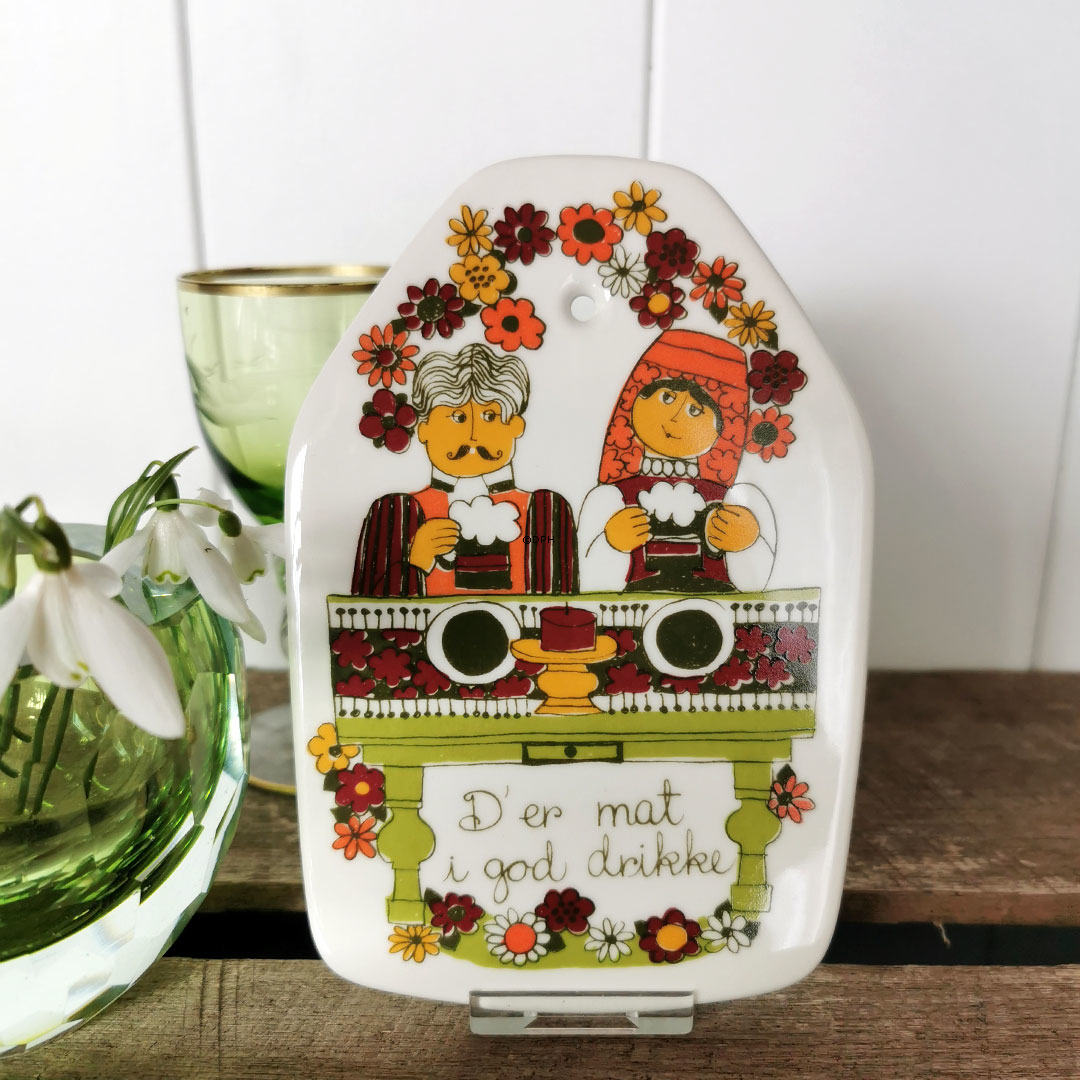 Turi Design, Folklore-Teller, Set aus 6 Stück