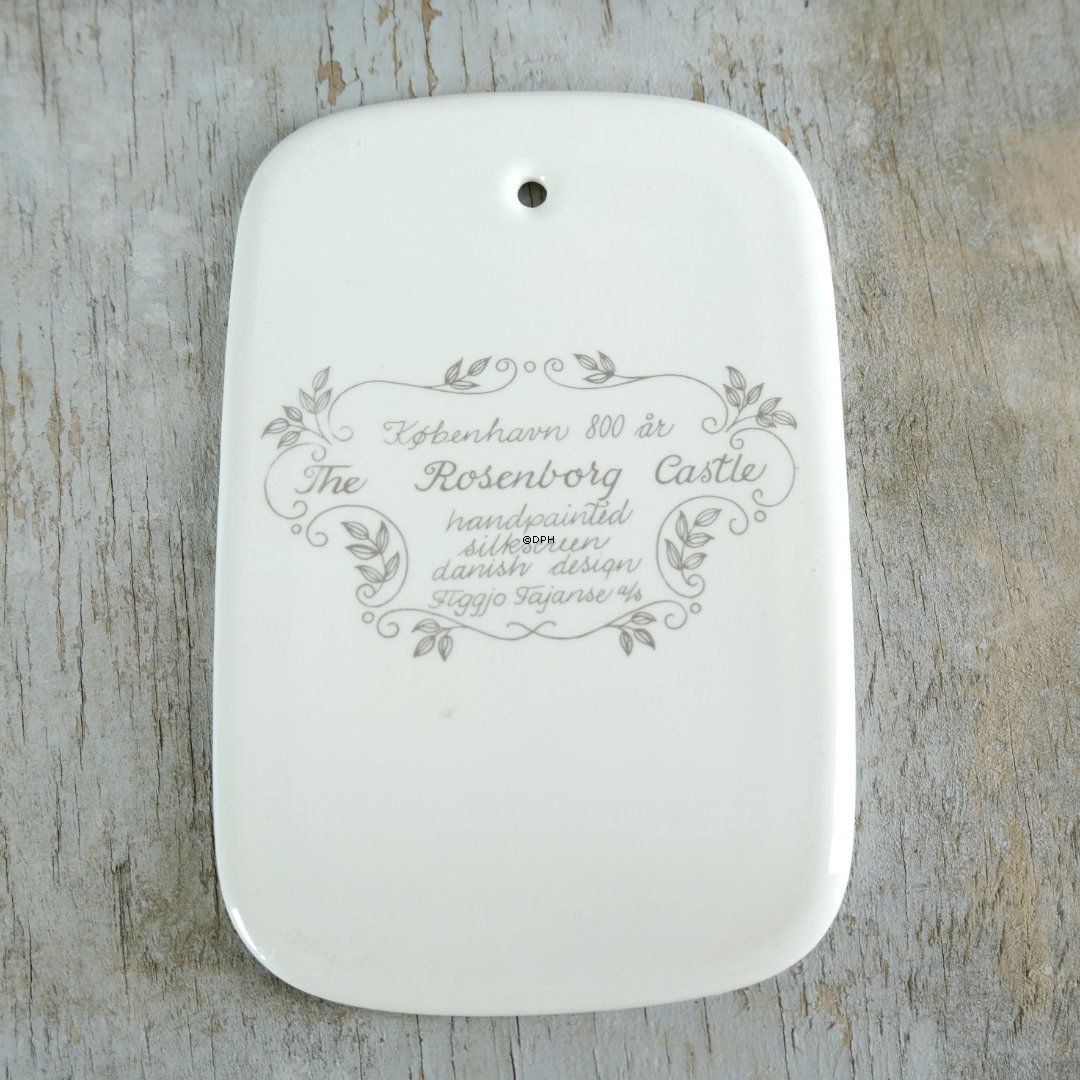 Figgjo Fayence-Platten zur Feier des 800-jährigen Bestehens von Kopenhagen, Set aus 6 Stück
