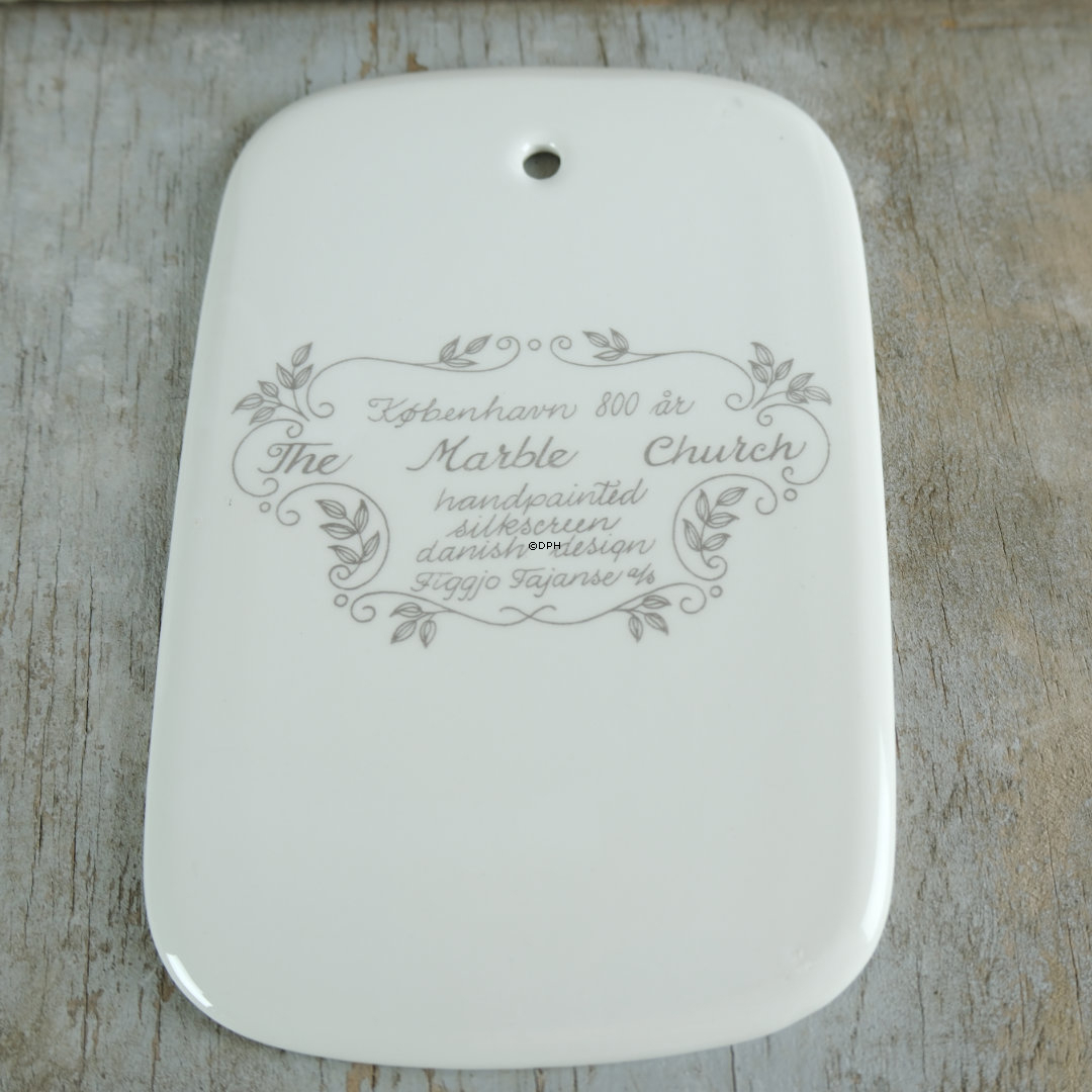 Figgjo Fayence-Platten zur Feier des 800-jährigen Bestehens von Kopenhagen, Set aus 6 Stück