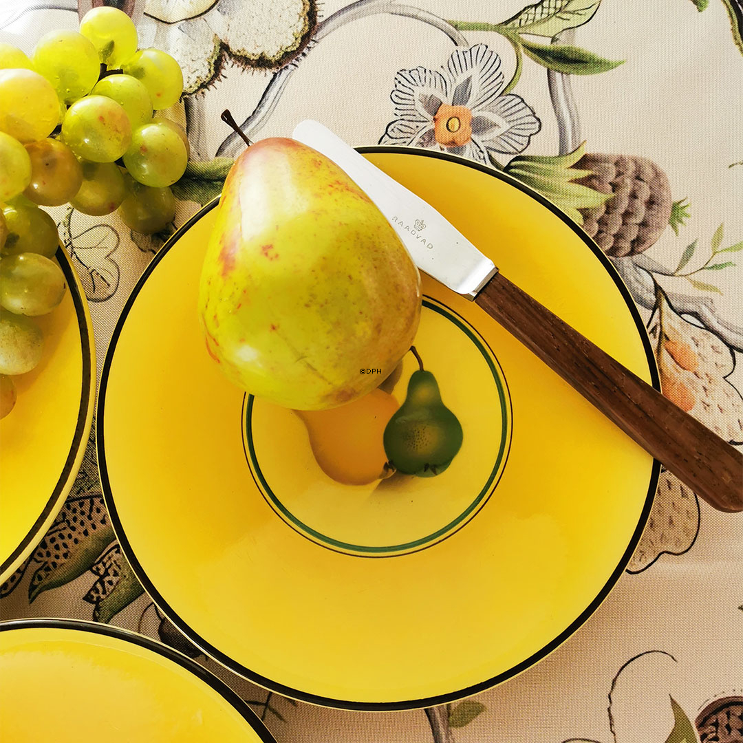 Aluminia Bellona Fruchtservice, Teller mit Früchten, 3 Stück