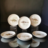 Fischteller, Set aus 9 Stück (Gebraucht)
