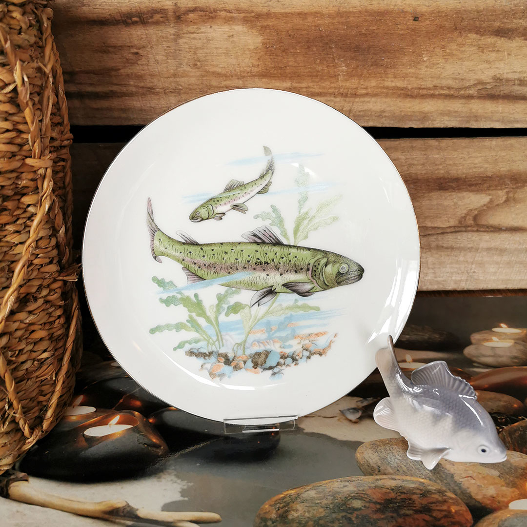 Fischteller, Set aus 12 Stück (Gebraucht)