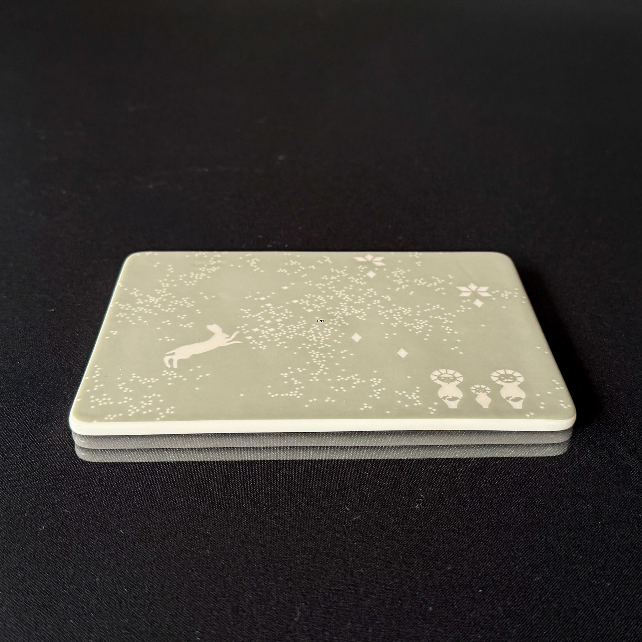 Georg Jensen Kachel mit Hase aus der Serie December Tales