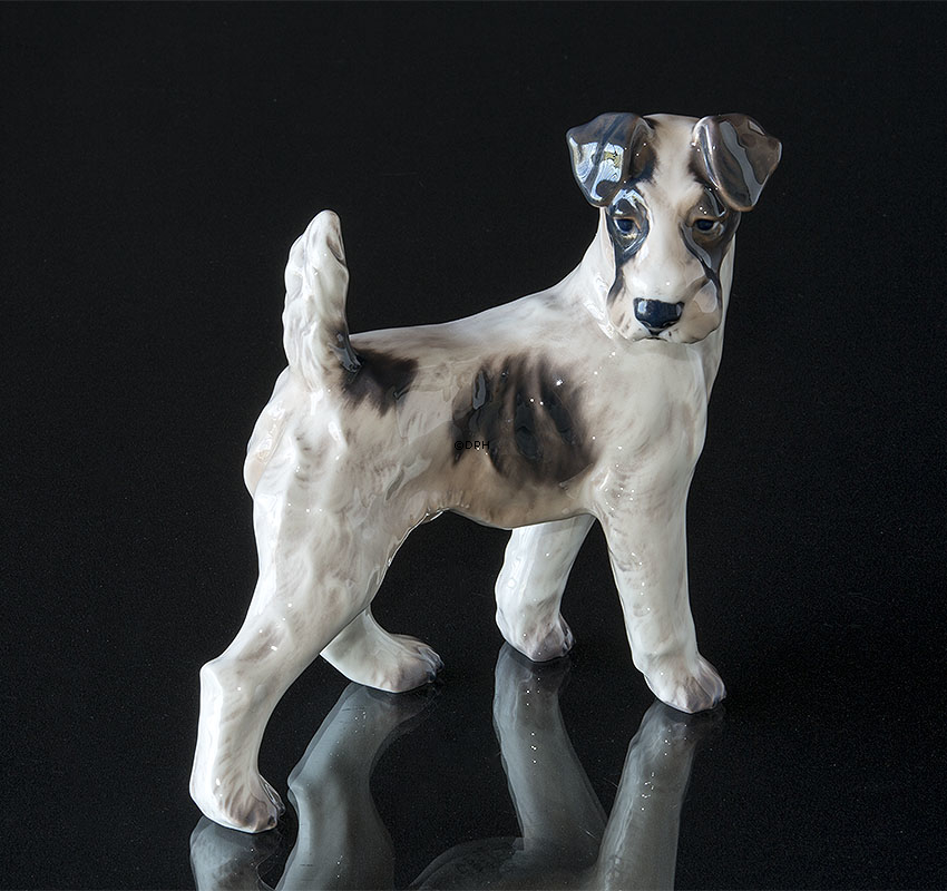 Foxterrier Stehend Dahl Jensen Figur Nr. 1001